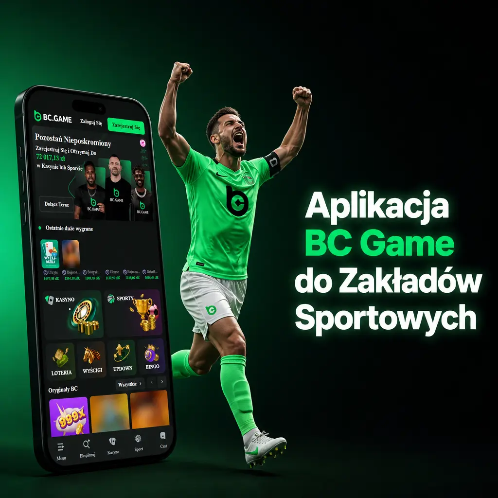 Aplikacja BC Game do zakładów sportowych na Android (plik APK) i iOS (PWA) z dostępem do kursów live i płatności