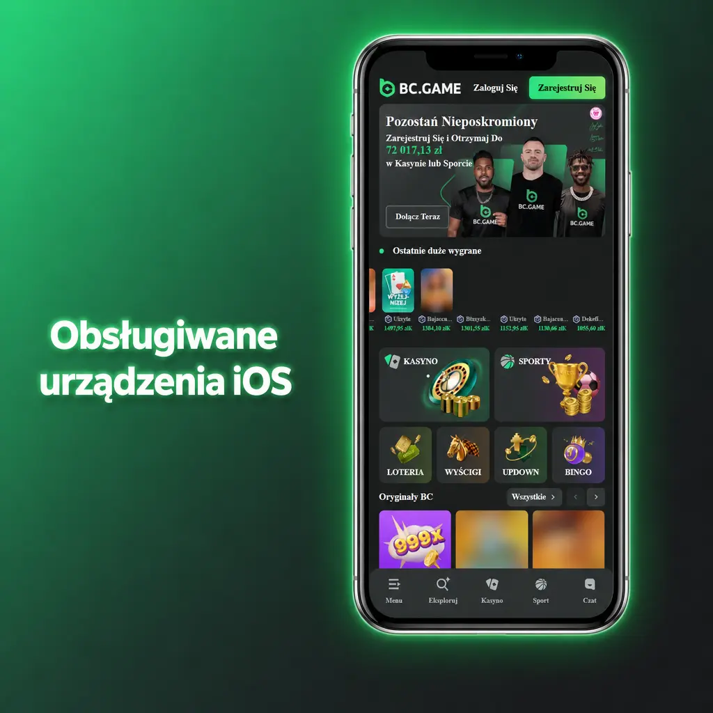 Lista obsługiwanych urządzeń iOS: iPhone 16 Pro Max, iPhone 16, iPhone 15 Pro, iPhone 15, iPhone 14, iPhone 13, iPhone SE, iPad Pro, iPad Air, iPad mini