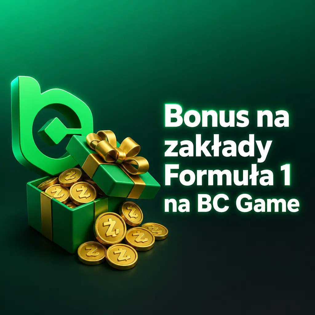 Bonus powitalny 180% do 5 BTC na zakłady Formuła 1 w BC Game – szczegóły promocji i warunki obrotu.