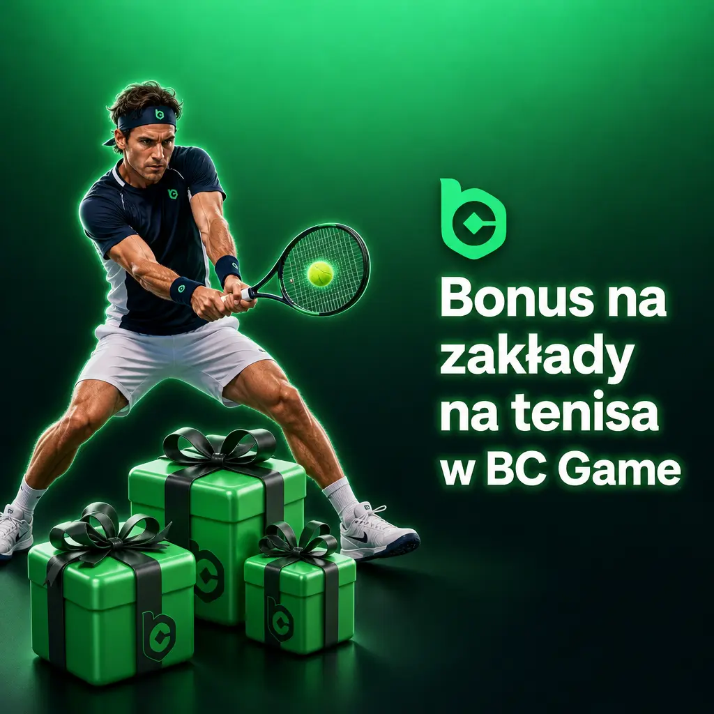 Bonus powitalny BC Game na zakłady tenisowe – 100% do 50 USDT na mecze ATP i WTA, zakłady przedmeczowe i live.