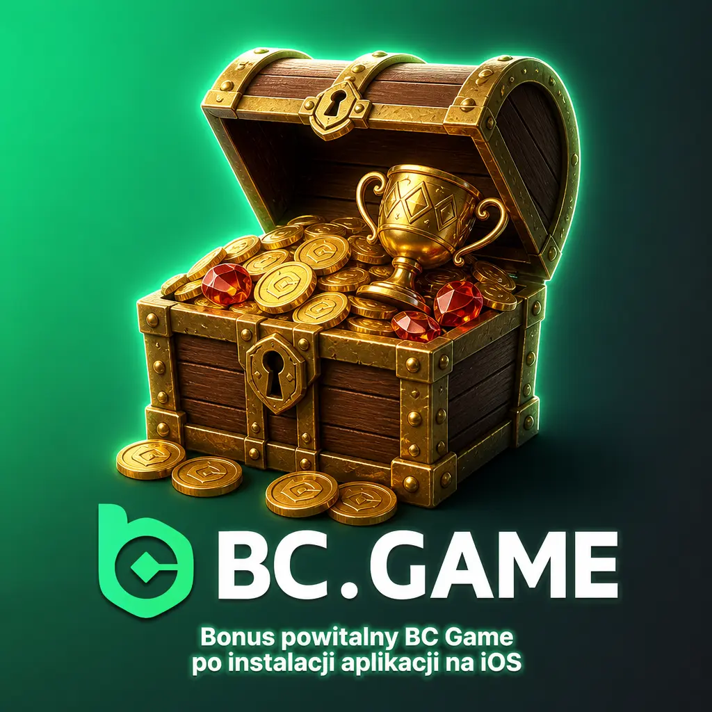 Bonus powitalny 180% i 40% RakeBack w aplikacji BC Game na iOS dla nowych graczy z Polski po depozycie od 20 PLN