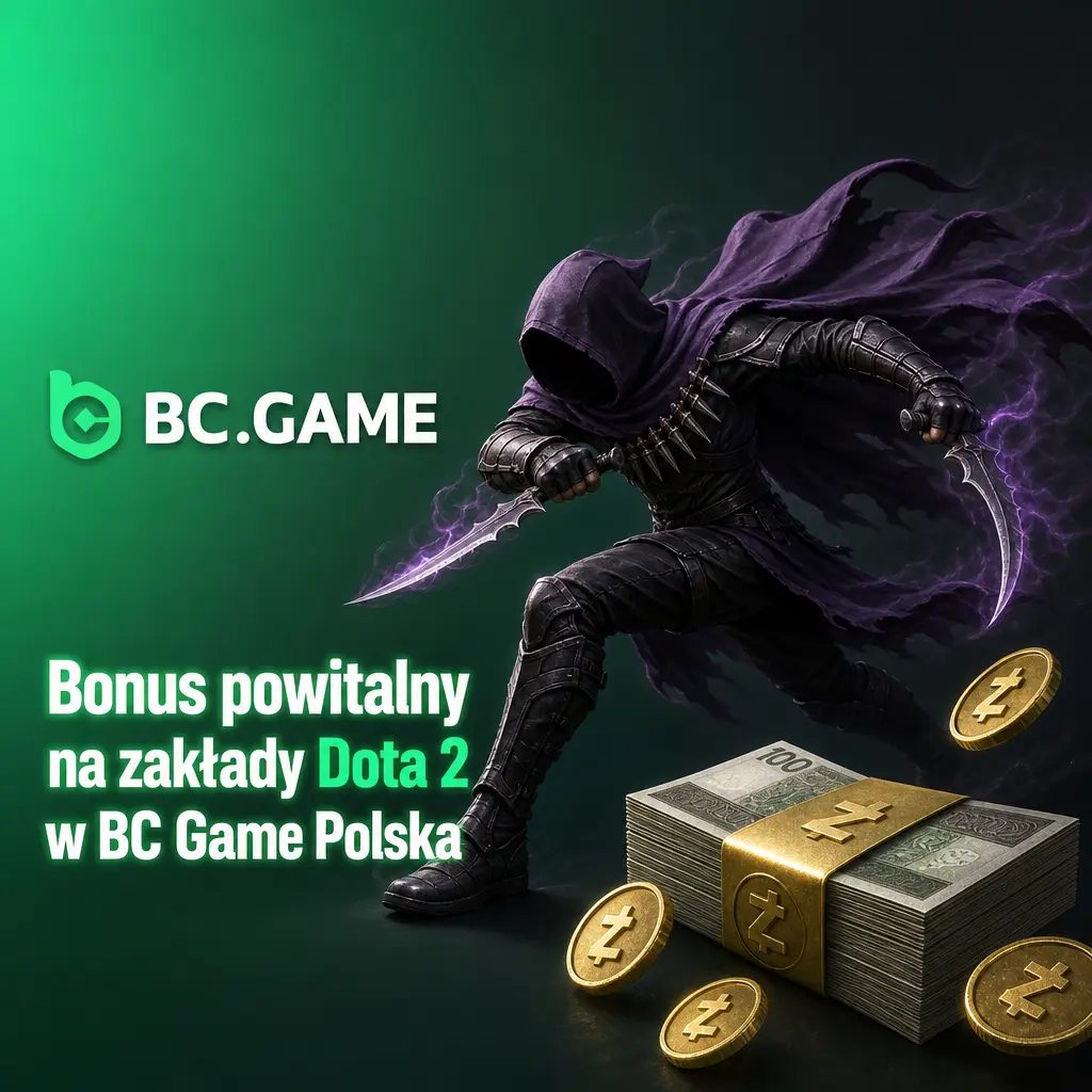Bonus powitalny 180% + 40% RakeBack na zakłady Dota 2 w BC Game Polska dla nowych użytkowników