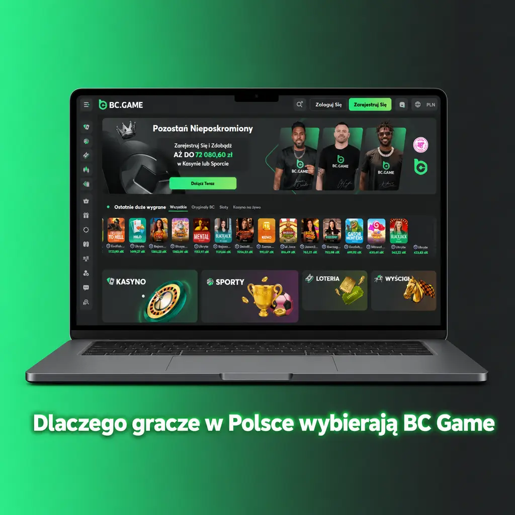 BC Game: zakłady sportowe i kasyno online dla graczy w Polsce, bezpieczeństwo SSL, aplikacja mobilna i płatności kryptowalutami.