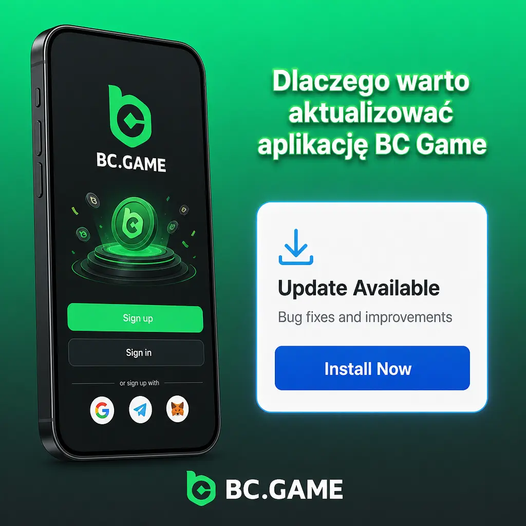 Aktualizacja aplikacji BC Game poprawia bezpieczeństwo, szybkość działania i dodaje nowe funkcje płatności