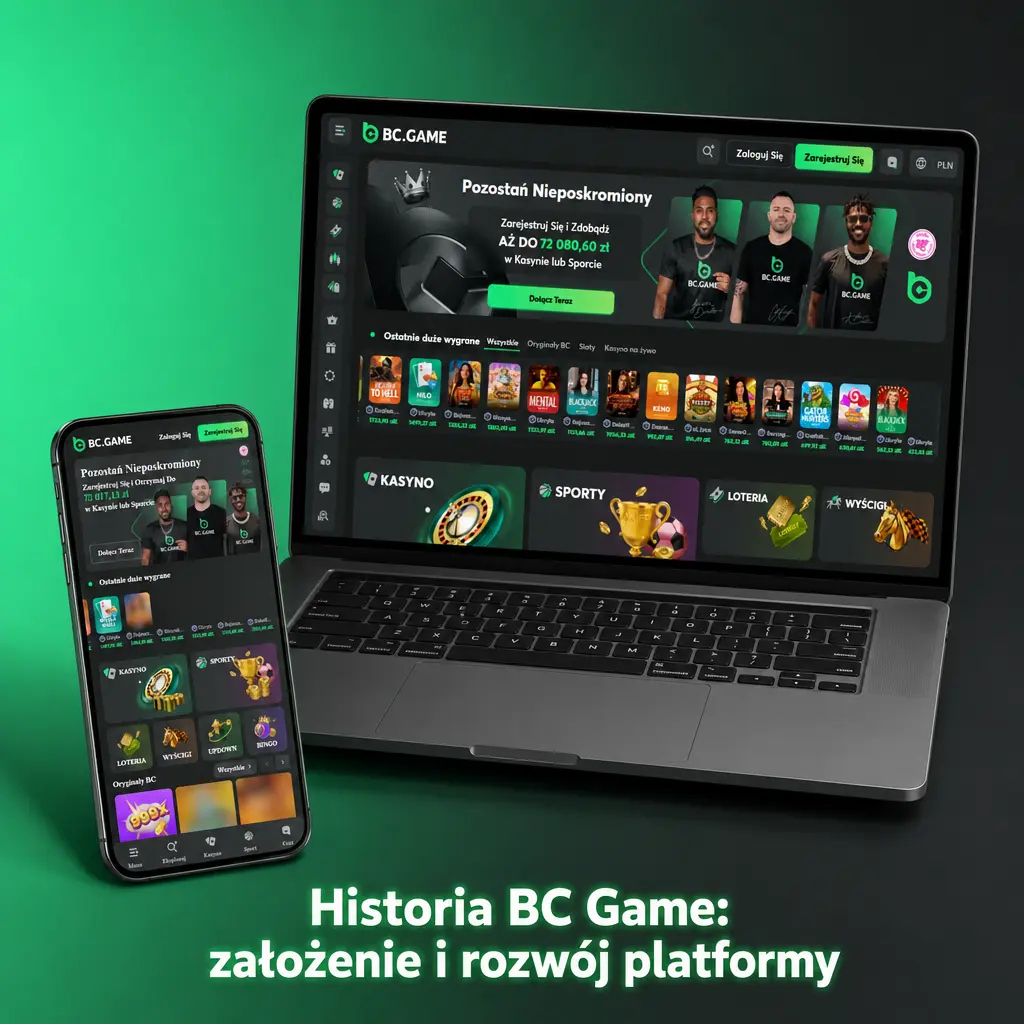 Historia BC Game: założenie w 2017 roku, licencja Curaçao, rozwój technologii blockchain i program VIP