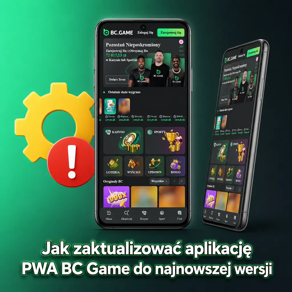 Aktualizacja aplikacji PWA BC Game – automatyczne pobieranie najnowszej wersji platformy bez instalacji plików