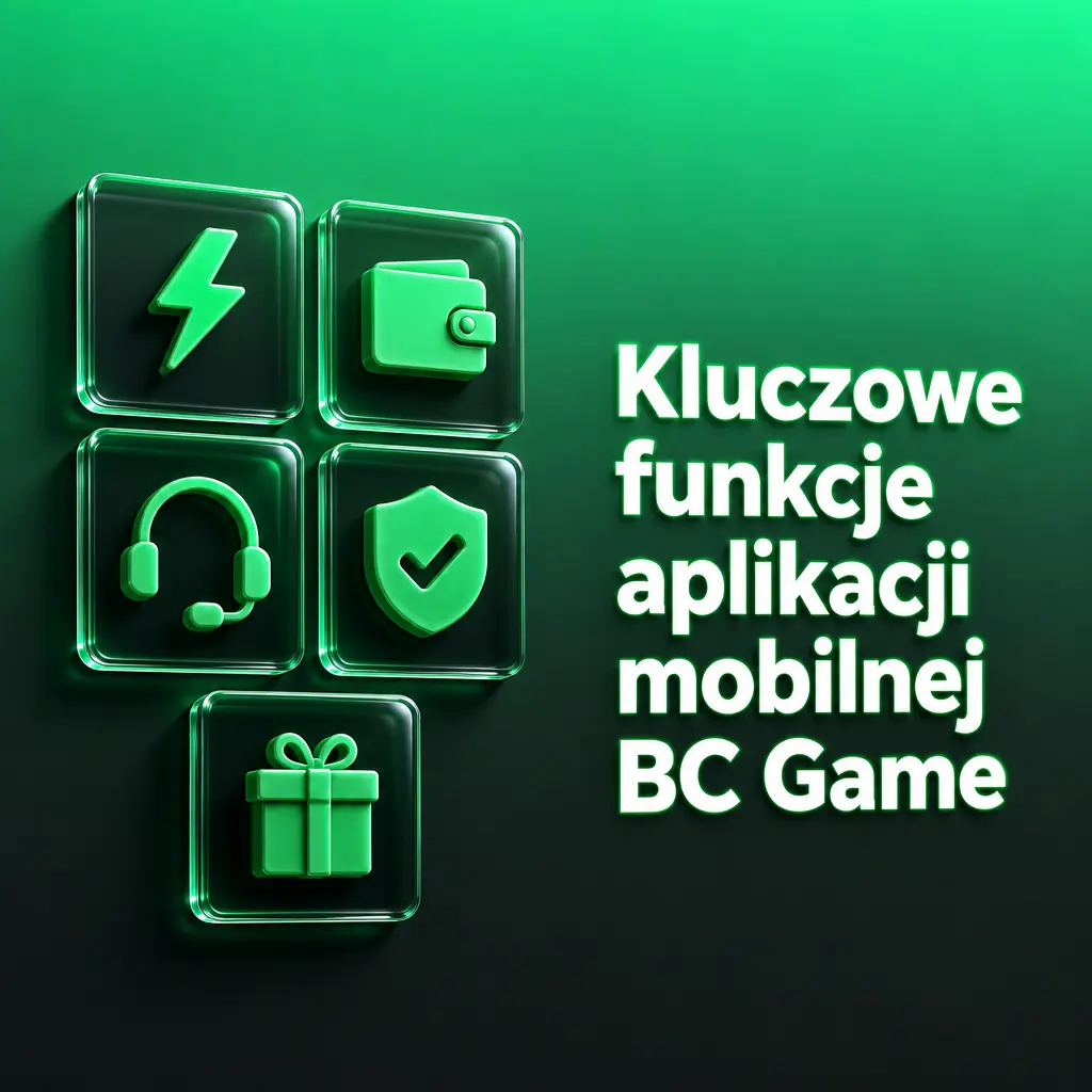 Kluczowe funkcje aplikacji mobilnej BC Game: bonusy, gry kasynowe, zakłady sportowe i portfel kryptowalutowy w PLN.
