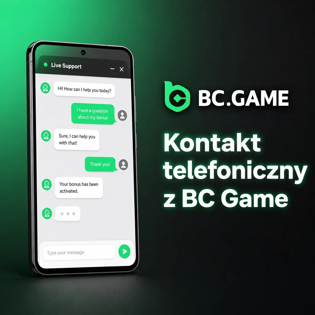 BC Game nie oferuje infolinii telefonicznej – kontakt zapewnia czat na żywo i e-mail z szybką odpowiedzią.
