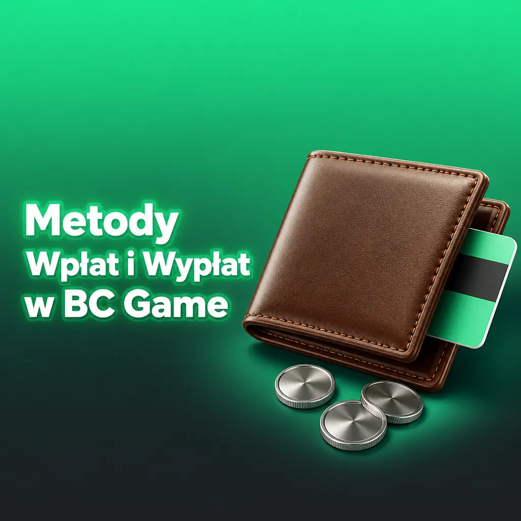 Metody wpłat i wypłat w BC Game: BLIK, kryptowaluty (BTC, ETH, USDT, LTC, DOGE, XRP, TRX) oraz karty Visa i Mastercard