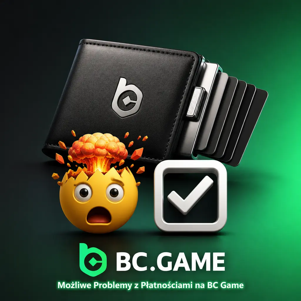 Problemy z płatnościami na BC Game: opóźnione wpłaty BLIK, błędny adres portfela, zablokowane wypłaty i opóźnienia blockchain.