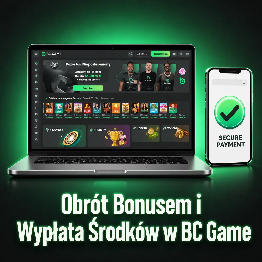 Zasady obrotu bonusem i wypłaty środków w BC Game – limity zakładów i wymóg obrotu 35x