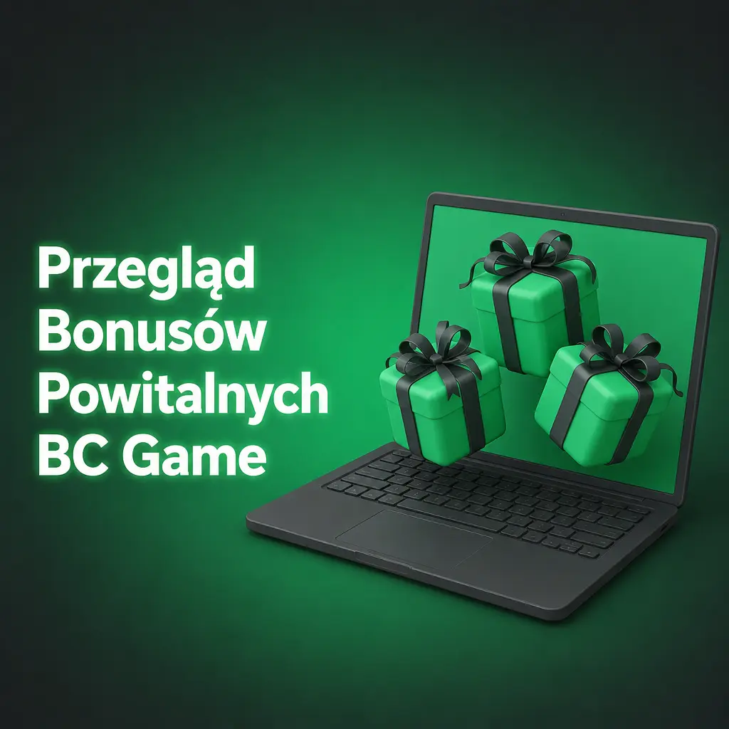 Tabela przeglądu bonusów powitalnych BC Game z warunkami depozytu, procentem bonusu i wymaganym obrotem