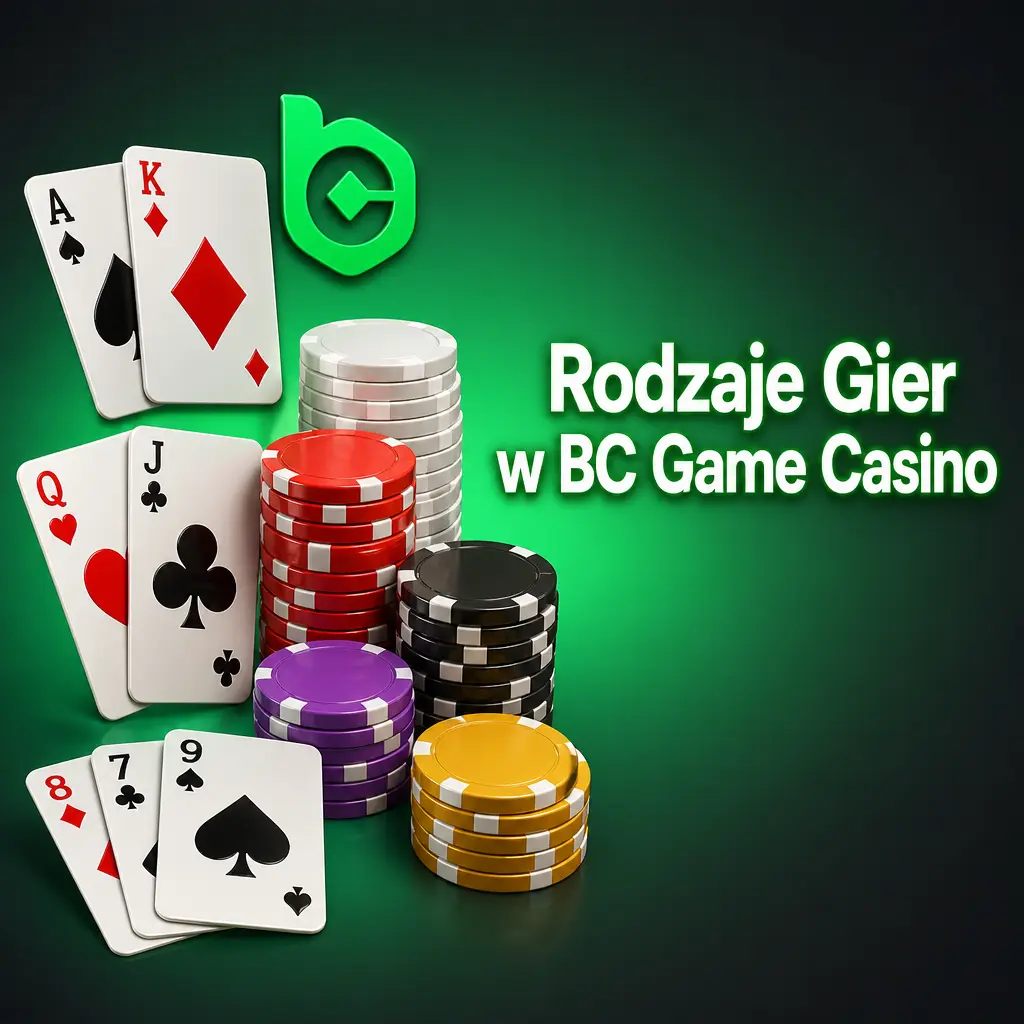 Rodzaje gier w BC Game Casino: automaty, crash, gry stołowe, jackpoty, BC Originals i wideo poker w jednym katalogu