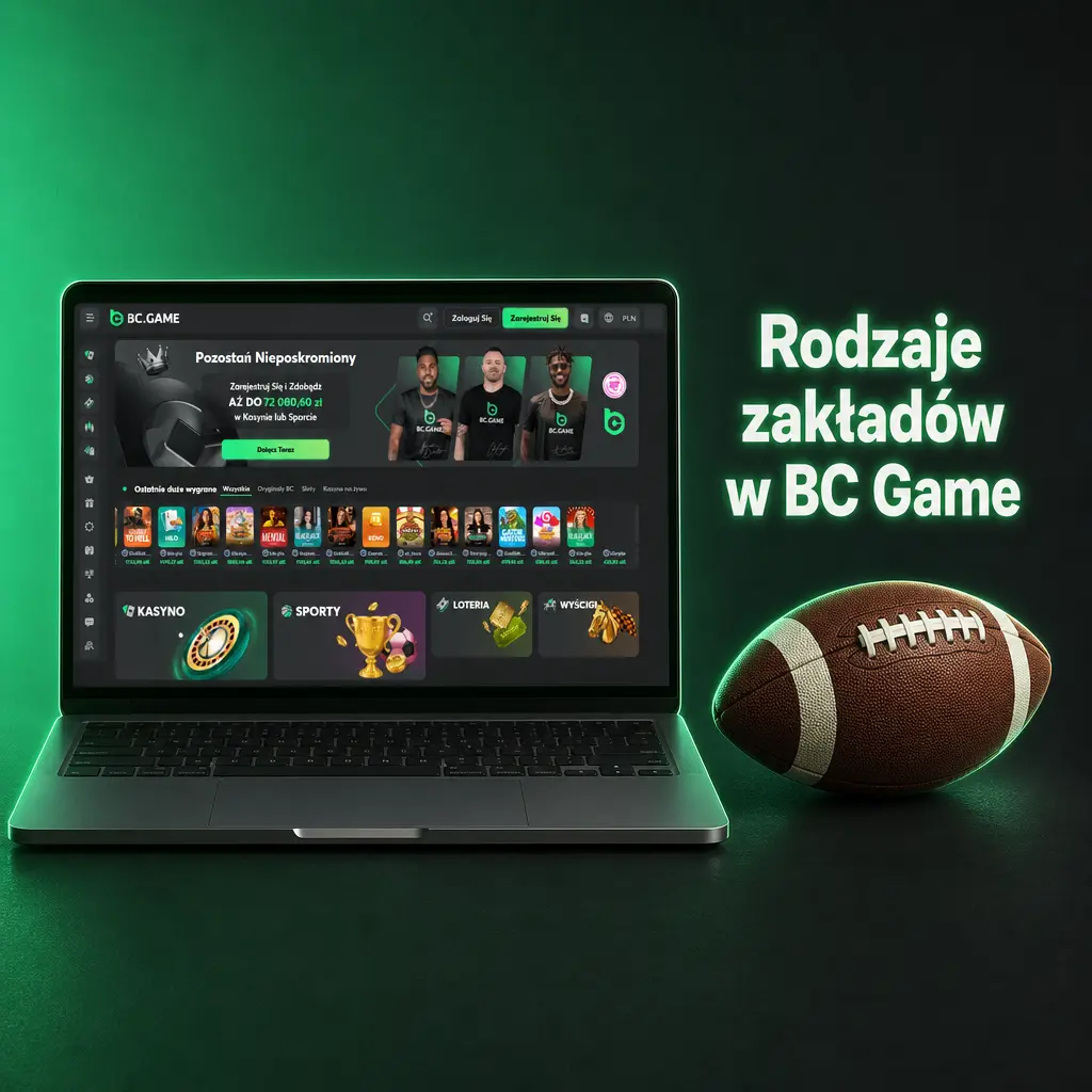 Rodzaje zakładów w BC Game: pojedynczy, system i zakład łączony (Express) dla różnych strategii obstawiania