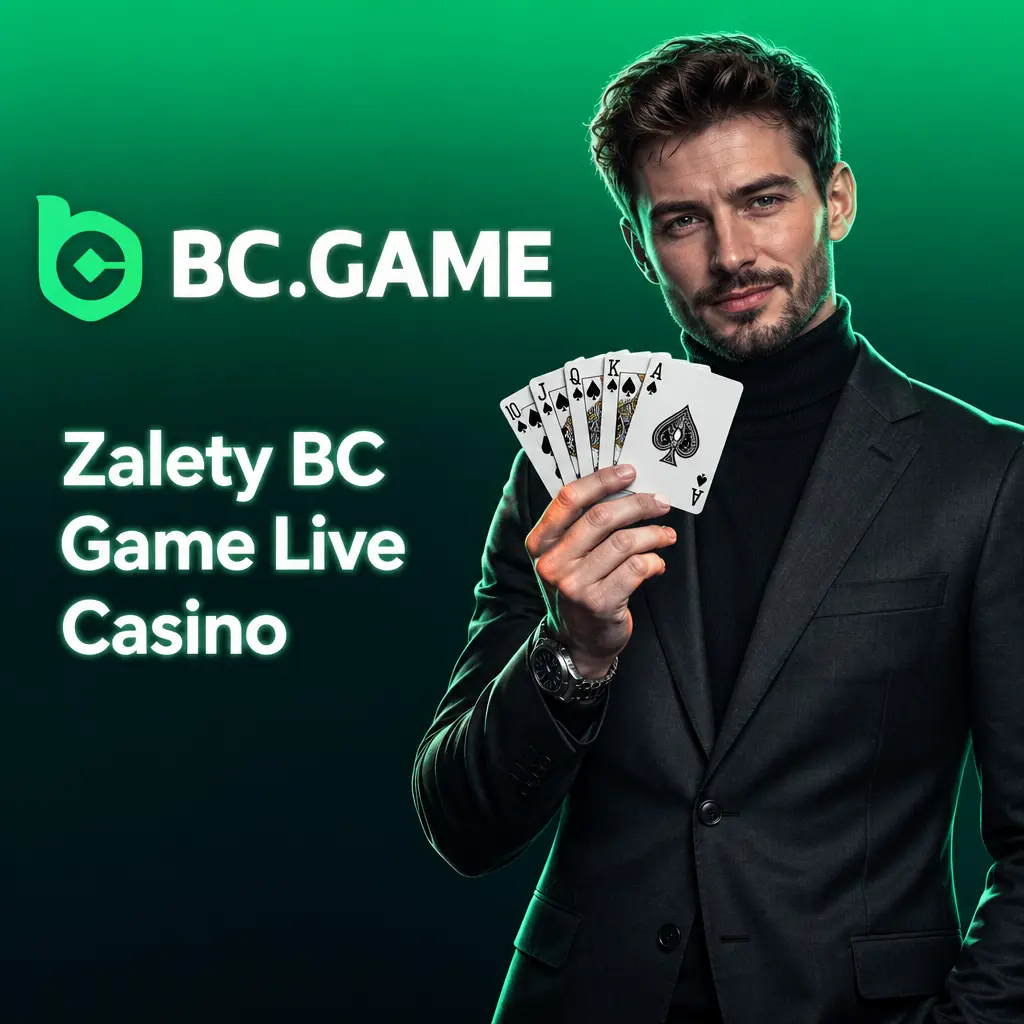 Stół z krupierem na żywo w BC Game Live Casino z transmisją HD i czatem dla graczy z Polski.