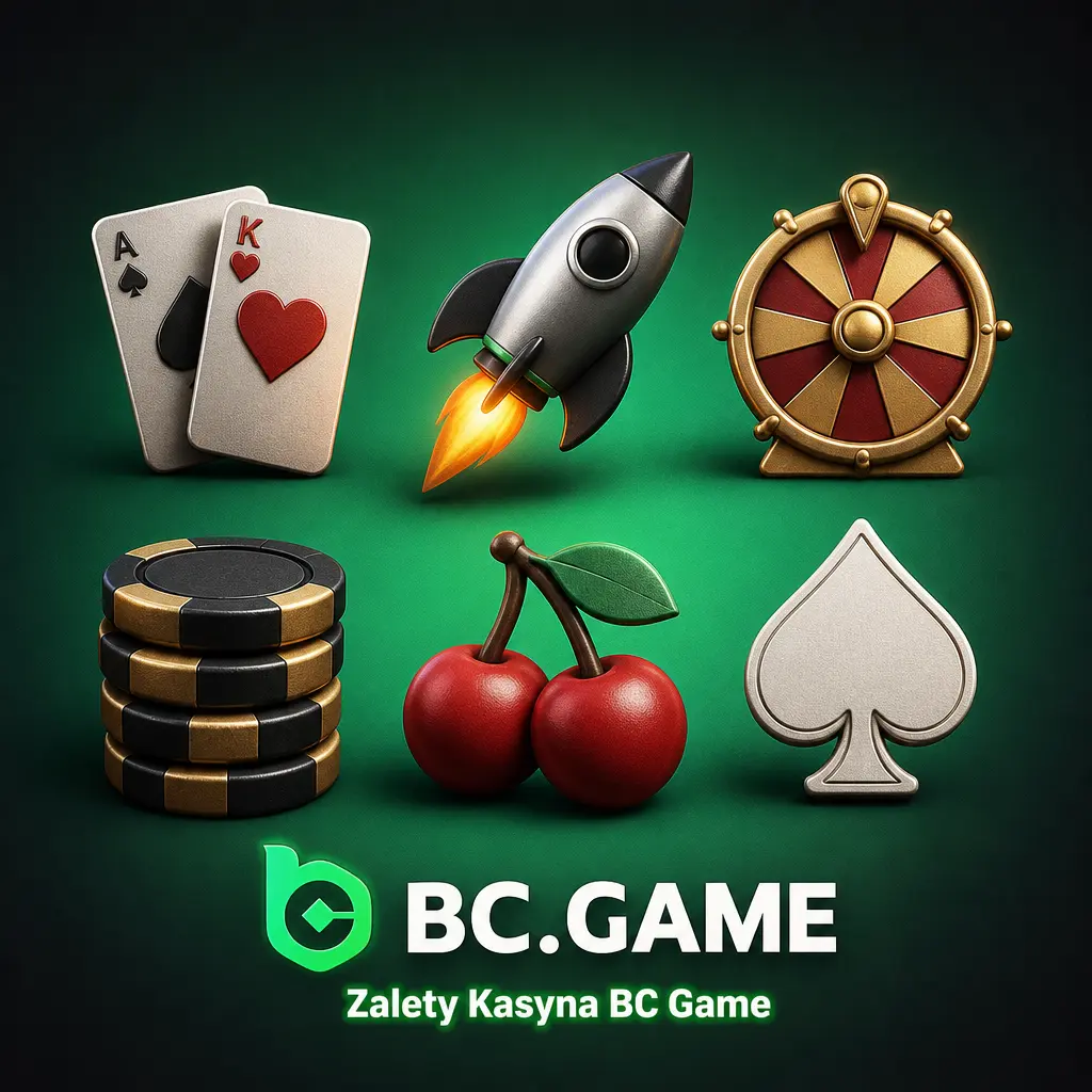 Kasyno BC Game – zalety: gry provably fair, szybkie wypłaty kryptowalut, program VIP i wsparcie 24/7 po polsku