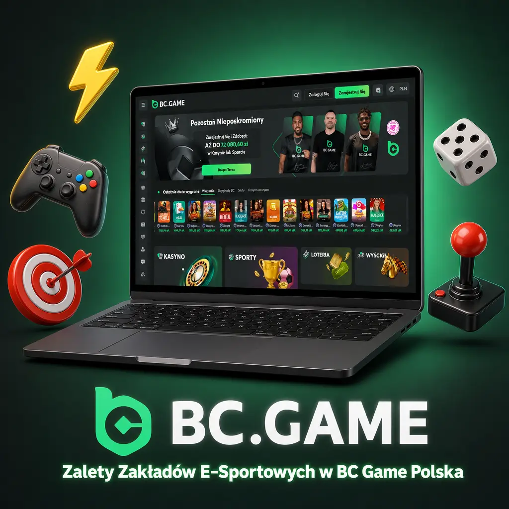 Zalety zakładów e-sportowych w BC Game Polska: bonusy, Blik, wsparcie 24/7 i kursy na turnieje rangi S