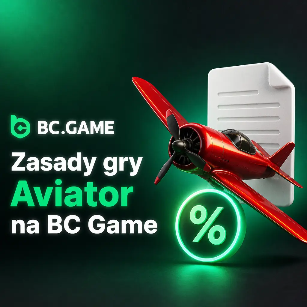 Zasady gry Aviator na BC Game – rosnący mnożnik, zakłady, Cash Out i tryb demo z systemem Provably Fair.